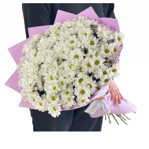  Kemer Flowers Elegant White Daisy Bouquet